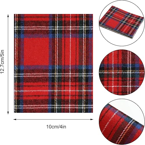 WILLBOND 20 Pièces Patchs Thermocollants à Carreaux Patchs à Carreaux en Tissu Buffalo Patchs à Carreaux en Vinyle à Transfert Thermique Patch de Réparation à Repasser pour Saint-Valentin, 5 Styles - Nail Gallerys