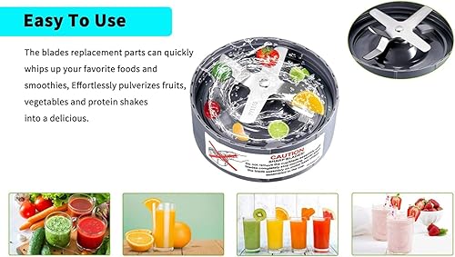 Lame d'extracteur, remplacement de mélangeur de lame d'extracteur 1Pc pour Nutribullet Bullet RX 1700W - Nail Gallerys