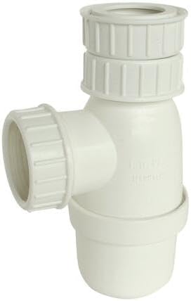 SOMATHERM FOR YOU, Siphon plastique grand culot Ø32-33/42, réglable en hauteur de 195 à 265 mm, en plastique blanc, idéal pour lavabo, compatible eau chaude et froide - Nail Gallerys