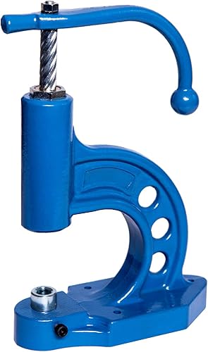 Ensemble de machine à boutons, comprenant une presse à boutons, un outil à boutons et 100 ébauches de boutons pour recouvrir de tissu (Partie inférieure du bouton: acier, 28' ' / 18 mm) - Nail Gallerys