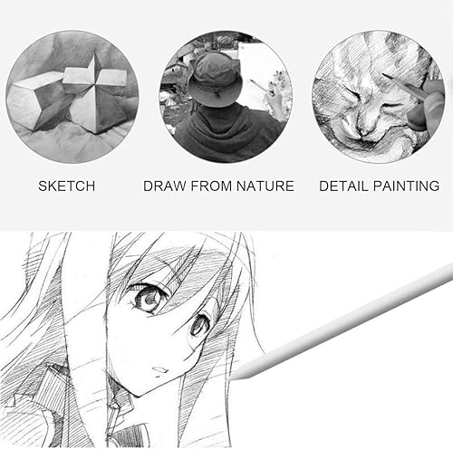 Lot de 8 Estompeur Dessin, Estompe en Papier Dessin, Stylos Mélangeurs, Materiel Dessin pour Artistes Étudiants pour Sketch Crayon Dessin - Nail Gallerys