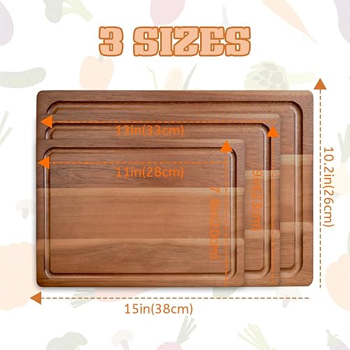 Planche à découper en bois, Planche à Découper Personnalisée - pour viande, jambon, pain, fromage, naturelle, durable. Idée de cadeau pour couples, mariée, parents, famille-28x20 cm, 33x23 cm, 38x26 - Nail Gallerys