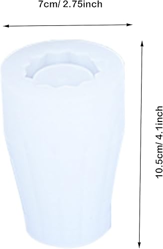 Cayway Moulle Silicone Resine Epoxy Vase, Moule Vase Resine Epoxy et Paillettes, Pot de Fleurs Moule en Silicone Bouteille pour Résine Epoxy, Décoration de La Maison (Style B) - Nail Gallerys