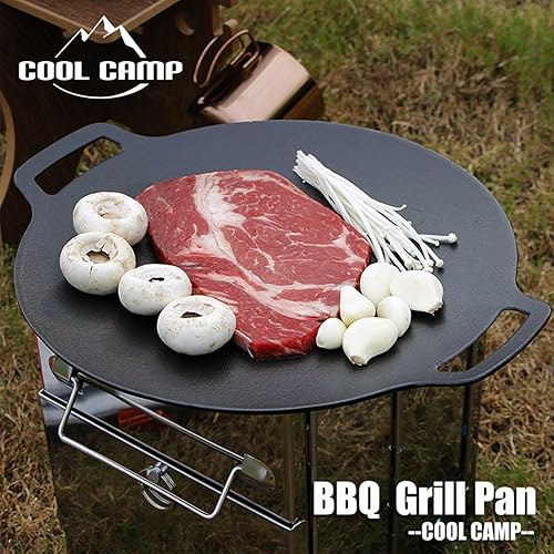 Korean Grill – Poêle Ronde En Fonte Pour Griller Le Steak | Compatible Avec Les Plaques De Cuisson À Induction, Les Plaques Chauffantes, Les Cuisinières Électriques, Utilisation Intérieure Extérieu - Nail Gallerys