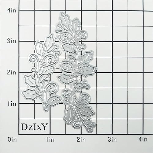 DzIxY Matrices de découpe en métal à deux feuilles pour tampons transparents et matrices de découpe en métal pour la fabrication de cartes, le scrapbooking, les fournitures de papier, les joints, les - Nail Gallerys