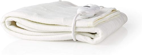 NEDIS Couverture électrique 80 x 150 cm 3 réglages de Chaleur - Nail Gallerys