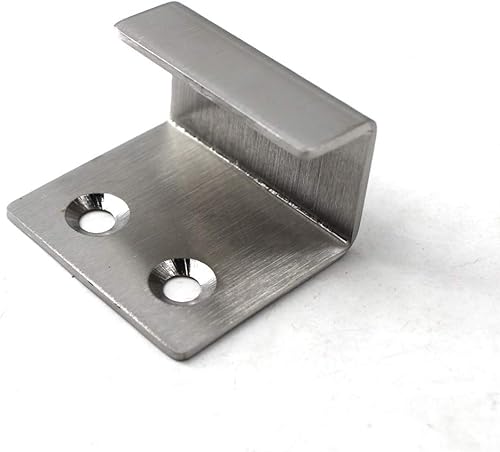 Flomore Lot de 8 crochets muraux en acier inoxydable pour carrelage en céramique Noir - Nail Gallerys