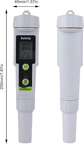 OUTIL DE TEST DE DÉTECTEUR DE SALINITÉ NUMÉRIQUE POUR LES LABORATOIRES DE PÊCHE DE PISCINE - Nail Gallerys