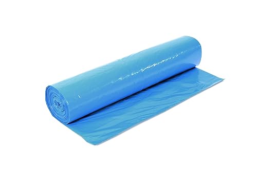 Générique AG-871 Sacs de Poubelle, Contenance 120l, 1100 x 700 mm, Type 60/bleu, (1 x 250 pièces) - Nail Gallerys
