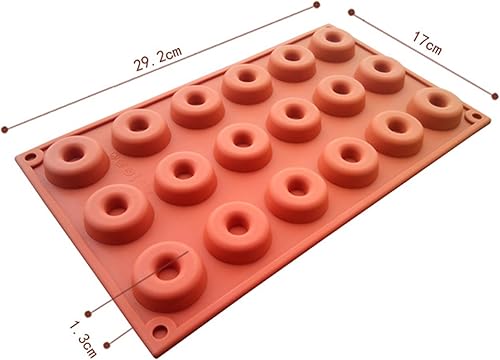 JasCherry Moule en silicone Pour Muffins, Cupcake, Chocolat, Pudding Et Gelée - Donuts #2 - Nail Gallerys