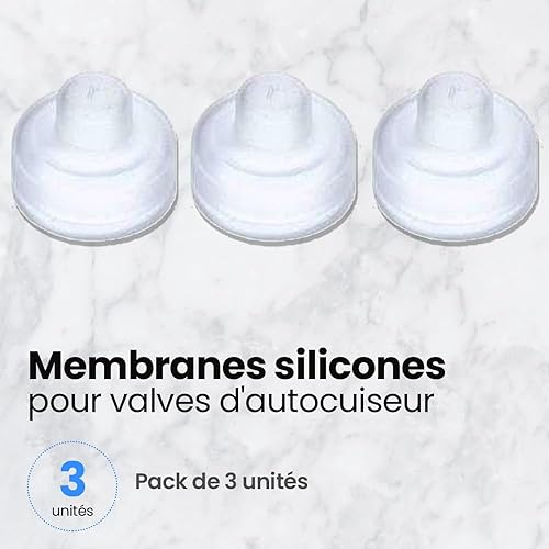 Anakel Home Lot de 3 joints indicateurs de cuisson en silicone compatibles avec Bra Bacile, Monix Selecta et Silit Sicomatic - Nail Gallerys
