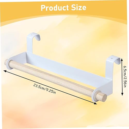 Porte-essuie-Tout pour Porte d'armoire Porte-essuie-Tout 9x3x2 po à Suspendre au-Dessus de la Porte Porte-essuie-Tout épais Support de Rangement Robuste Noir - Nail Gallerys