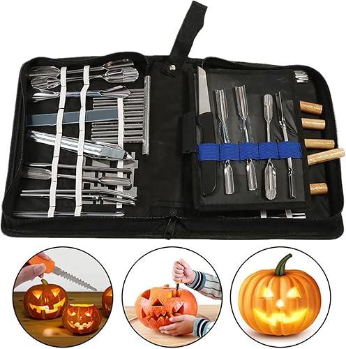 Otufan Outils De Sculpture Alimentaire, 1 Ensemble 46 Pièces Kit D'outils De Sculpture Ciseau Portable Pour Légumes Et Fruits Pour Produits De Coupe De Cuisine - Nail Gallerys