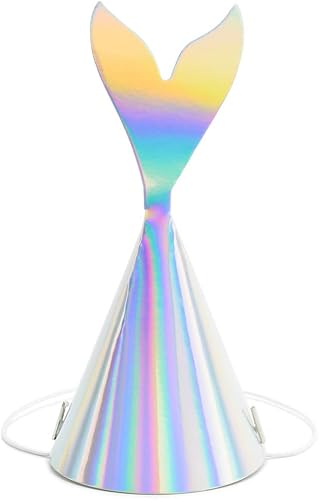 DekoHaus Lot de 6 chapeaux de fête sirène 18 cm Accessoires de fête - Nail Gallerys