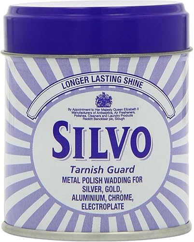 SILVO Ouate de polissage argenté 75 g, longue durée, bijoux - Nail Gallerys
