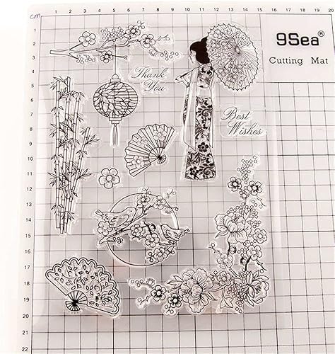 GIVBRO Tampon transparent autocollant sur le thème du voyage, scrapbooking, croisière, valise, carte à motifs, gabarit de gaufrage pour loisirs créatifs 15cm*21cm - Nail Gallerys