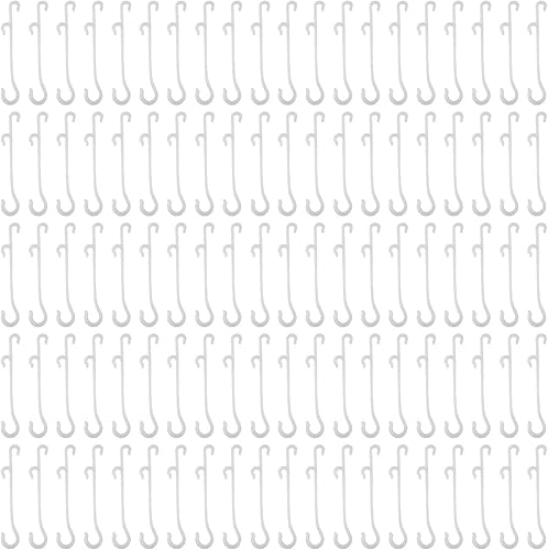 YUANGANG Lot de 100 crochets flexibles en J pour support de plantes, clips pour tomates, poivrons, etc - Nail Gallerys