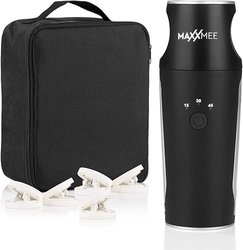 MAXXMEE Fer à repasser compact pour chemises | Séche et lisse les chemises | Remplace les fers et les stations | 1 000 Watt [noir/argenté] - Nail Gallerys