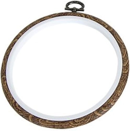 DMC - Tambour rond Flexi Hoop de présentation - Broderie point de croix - Nail Gallerys