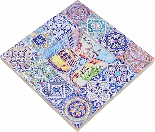 Aimant de réfrigérateur Lisbonne - Souvenir de voyage - Décoration 3D magnétique - Nail Gallerys