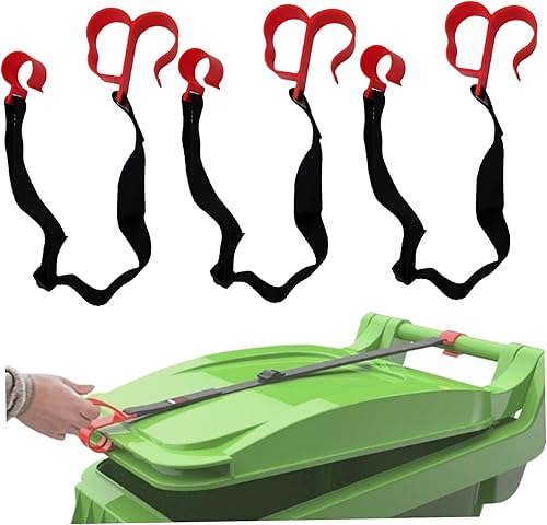 Wedhapy Verrou de Poubelle 3 pcs de 34 Pouces verrou de Couvercle de Poubelle réglable verrou de Poubelle réutilisable verrous de Poubelle universels pour Animaux verrou de Couvercle de Poubelle - Nail Gallerys