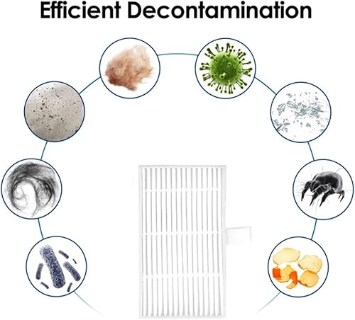 Pièce de rechange compatible avec les aspirateurs Dreame et Mova E10/E20 PLUS, accessoires, brosse latérale principale, filtre HEPA, tampon de nettoyage - Nail Gallerys