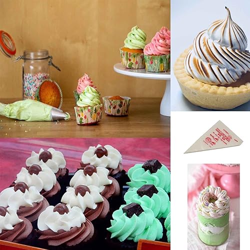 niceEshop(TM Plastique jetable givrage tuyauterie pâtisserie Sac gâteau Sugarcraft Cupcake Décoration (M, 100pcs) - Nail Gallerys