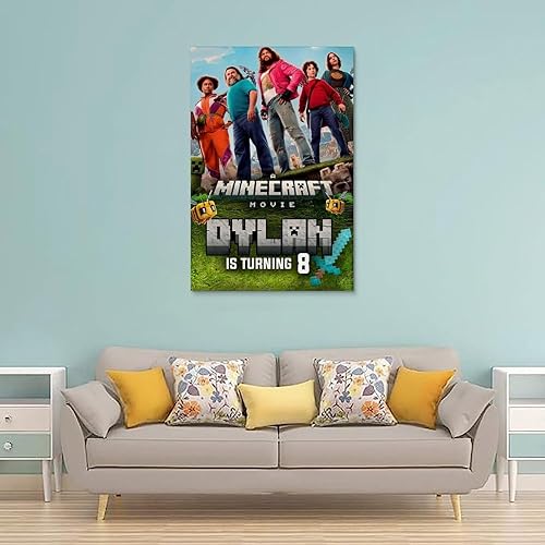 Feioust Minecraft Poster décoratif sur toile style vintage musique pour chambre à coucher 30 x 45 cm - Nail Gallerys