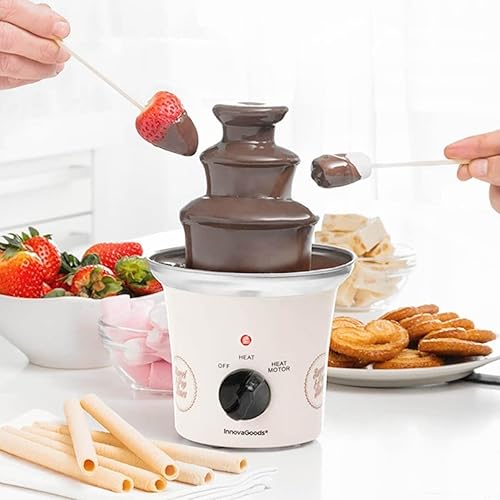 InnovaGoods Fontaine de Chocolat 70 W V0100955, Blanc - Nail Gallerys