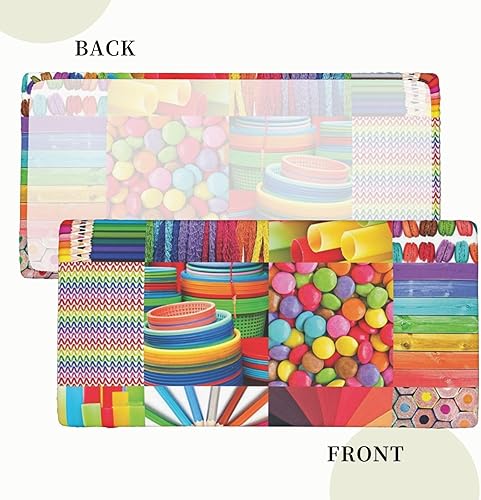 AUBKFELD Nappe rectangulaire en tissu avec bord élastique pour vacances, pique-nique, cuisine, salle à manger, fête - Nail Gallerys