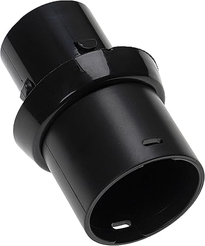 vhbw Adaptateur pour tuyau compatible avec Nilfisk GD 1000, GD 1005, GD 1010, GD 111 aspirateur - Raccordement du tuyau, noir - Nail Gallerys