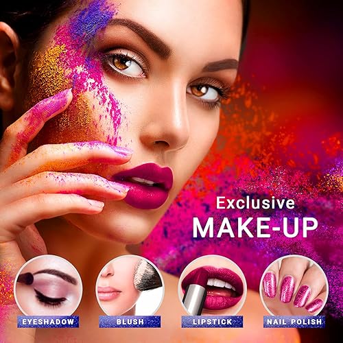 Poudre de Mica 24 Couleurs Colorants pour la fabrication de savon Teinture pour résine Poudre de Mica pour résine époxy bougies bombes de bain - Nail Gallerys