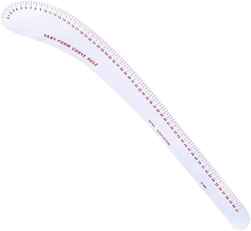 Règles courbes en plastique, pratiques, résistantes, multifonctions, portables, ensemble de règles pour la couture, accessoires français - Nail Gallerys