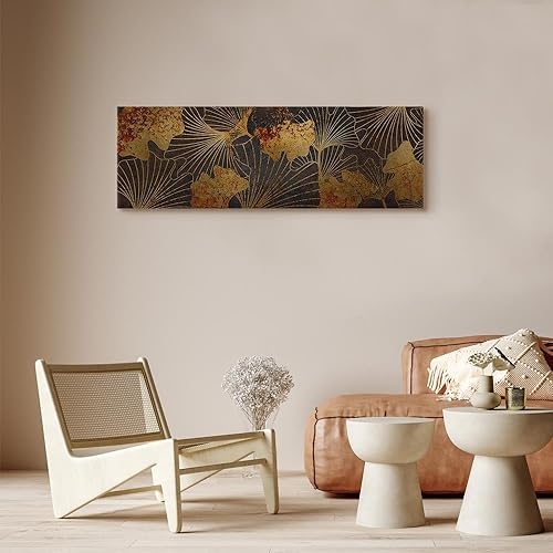 decomonkey - Impression sur Toile Intissé Abstrait 150x50 1 Pièce - Tableau Décoration Appartement Cadre en Bois Photo Déco Salon Peinture sur Toile Maison Fond de texture abstraite - Nail Gallerys