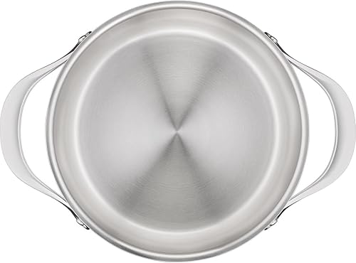 Lagostina Orchestra Marmite avec Couvercle et Deux Poignées en Acier Inoxydable 18/10 Ø 20 cm, Fond Lagotherm 3 Couches, Effet Miroir Extérieur et Intérieur Satiné, pour Toutes les Sources de Chaleur - Nail Gallerys