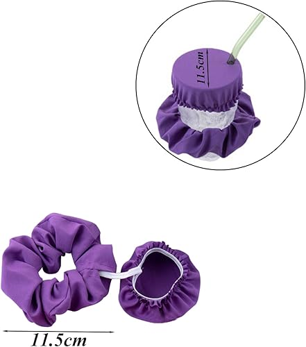 Niaciswe Chouchou Protecteur de Boisson 5 Pièces Couvre-boisson Chouchou Réutilisable Anti Spike Couvre-boisson Chouchou avec Housse pour Boisson Boisson Protecteur pour la Verres de Bar (5 Couleurs) - Nail Gallerys