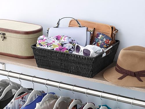 Whitmor 6500–2711 Rattique étagère Tote, Espresso, 13W x 15D x 5H in. - Nail Gallerys