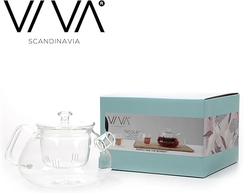 Viva Scandinavia Théière Nicola en Verre - Nail Gallerys