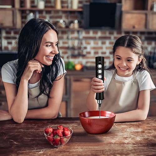 FoodVille MF02 Mousseur à lait rechargeable portable avec fouet en acier inoxydable pour cappuccino, latte, café pare-balles, régime cétogène, poudre de protéine, matcha - Nail Gallerys