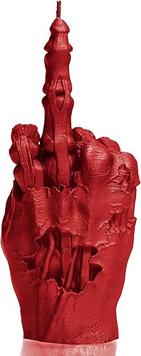 Candellana Bougie Déco Zombie - Main de Zombie Déco - Main Déco Halloween - Déco Gothique - Déco Heavy Metal - Décoration de Chambre Grunge Zombie Hand FCK - Nail Gallerys