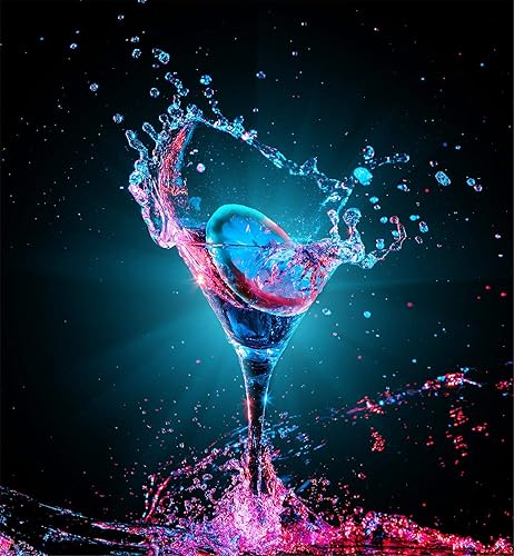 TMK | Protection anti-éclaboussures pour mur de cuisine en verre trempé 60 x 65 cm – Verre décoratif avec ruban adhésif – Paroi arrière en verre pour cuisine, eau - Nail Gallerys