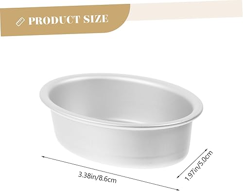 Cabilock 10pièces Moule À Gâteau Oval Aluminium Pour Flan Pudding Et Gâteaux Cuisine Maison Et Professionnelle - Nail Gallerys