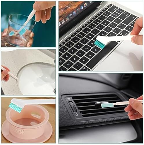 Kit de nettoyage pour machine à crème glacée de 10 pièces comprenant 8 brosses de détail et 2 longs cure-pipes pour une utilisation efficace - Nail Gallerys