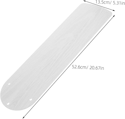 KONTONTY Pales Décoratives En Noyer Pour Ventilateurs De Plafond Lames De Rechange Pour Ventilateurs Lames De Rechange En Bois Pièces De Ventilateur En Plastique Marron - Nail Gallerys