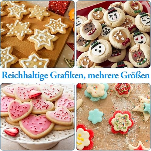 Lot de 15 emporte-pièces, 5 emporte-pièces, en acier inoxydable, pour biscuits, petits emporte-pièces, moules en métal pour cuisine, pâtisserie, anniversaire - Nail Gallerys