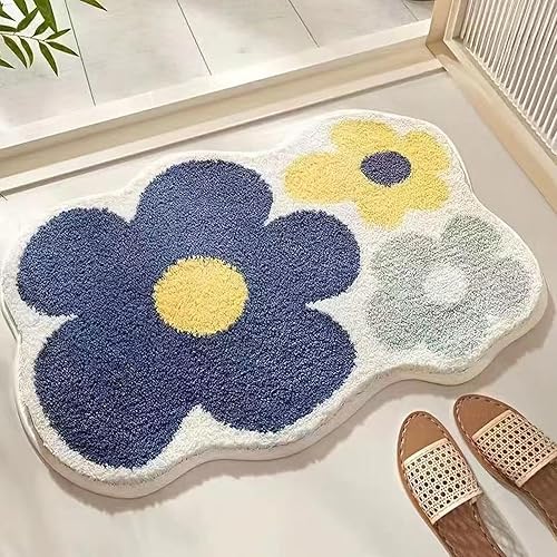 Dtaigou Tapis de Douche pour Salle de Bain | Tapis Salle De Bain Lavable en Machine | Grattoir Pieds Sol Douche Accessoires pour Gymnase Dortoir Hôtel - Nail Gallerys