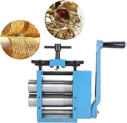 Taidda de Fin d'année Machine de laminoir, Combinaison Manuelle Durable Robuste de Machine de laminoir, Usine de Fabrication de Bijoux de Fabrication de comprimés pour bijoutie - Nail Gallerys