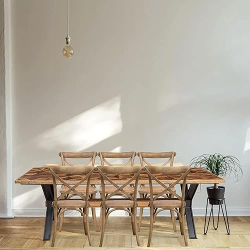 Biscottini 2 Chaise Salle a Manger Bois 86x42x46 cm - Chaise rotin Salle à Manger et Chaise de Cuisine - Chaise bistrot Bois - Chaise Bois bistrot - Nail Gallerys