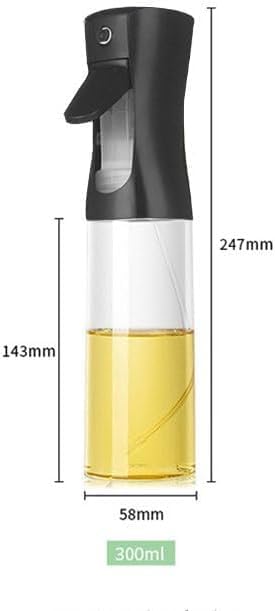 WANGZAIZAI Vaporisateur d'Huile pour Cuisson - 300 ml - Pulvérisateur pour Huile Comestible, Olive - Distributeur pour Cuisine, Barbecue - Nail Gallerys