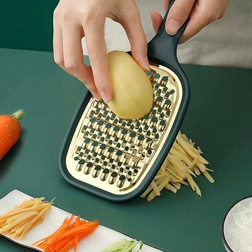 BeisDirect Multifonctionnel Ménage Acier Inoxydable Râpe Fromage Radis Pomme De Terre Fruits Et Légumes Zester Cuisine Gadget Pratique (Vert) - Nail Gallerys